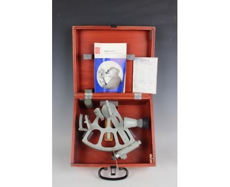 A Freiberger grey enamelled drum-sextant, boxed, with operating manual.Buyer’s Premium 29.4% (including VAT @ 20%) of the ham