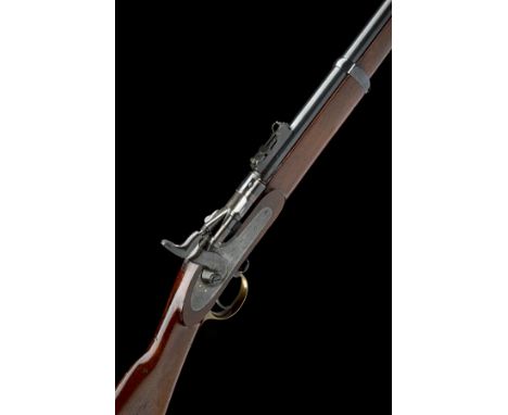 ENFIELD, ENGLAND A .577 (SNIDER) SERVICE-RIFLE, MODEL 'MKIII THREE-BAND', serial no. 6807, dated for 1869, with round blued 3