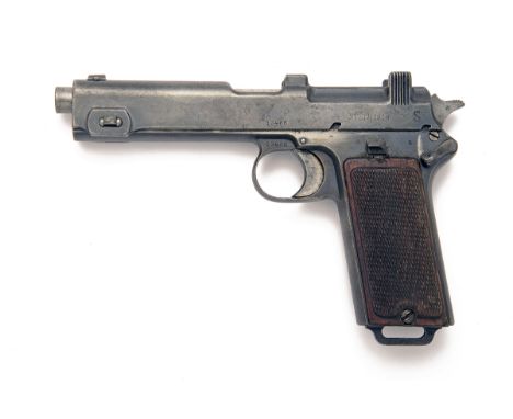 STEYR, AUSTRIA A 9mm (STEYR) SEMI-AUTOMATIC SERVICE-PISTOL, MODEL 'M1912 STEYR-HAHN', serial no. 13466, dated for 1918, with 