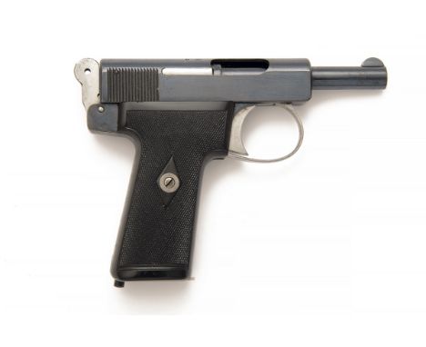 WEBLEY & SCOTT, BIRMINGHAM A BOXED .32ACP SEMI-AUTOMATIC POCKET-PISTOL, MODEL '1908 AUTOMATIC', serial no. 107401, circa 1925