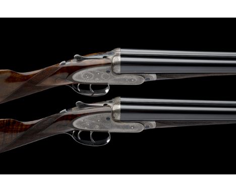 J. PURDEY & SONS A MATCHED PAIR OF 12-BORE SELF-OPENING SIDELOCK EJECTORS, serial no. 14569 / 16537, for 1893 and 1899, 30in.