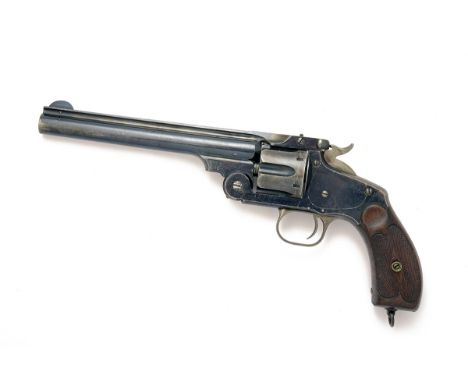 SMITH & WESSON, USA  A RARE .44 (RUSSIAN) SIX-SHOT SINGLE-ACTION REVOLVER, MODEL 'JAPANESE ARTILLERY NEW MODEL No3', serial n