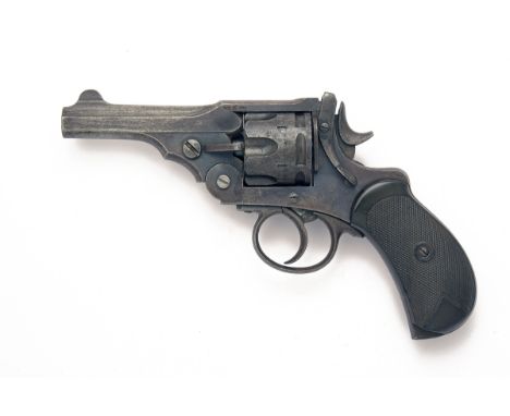 WEBLEY, BIRMINGHAM A .455 SIX-SHOT DOUBLE-ACTION REVOLVER, MODEL 'MKI', serial no. 13177, circa 1900, with 4in. barrel, integ