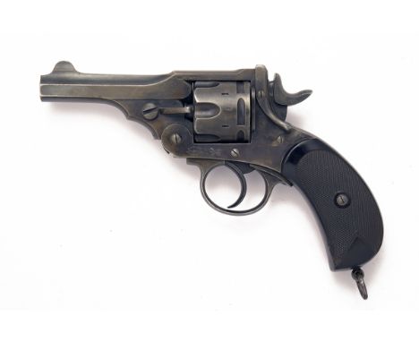 WEBLEY, BIRMINGHAM A .455 SIX-SHOT DOUBLE-ACTION REVOLVER, MODEL 'MKII', serial no. 63238, circa 1900, with 4in. barrel, inte