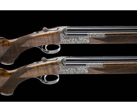 BOXALL & EDMISTON A PAIR OF 20-BORE (3IN. MAGNUM) SINGLE-TRIGGER ROUND-BODY TRIGGERPLATE ACTION OVER AND UNDER EJECTORS, seri