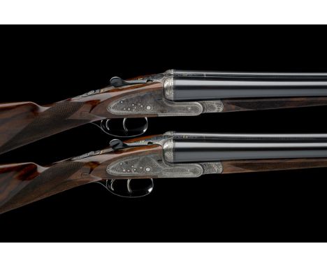 WILLIAM EVANS A MATCHED PAIR OF 20-BORE SIDELOCK EJECTORS, serial no. 14849 / 16200, with cased extra barrels, for 1926 and 1