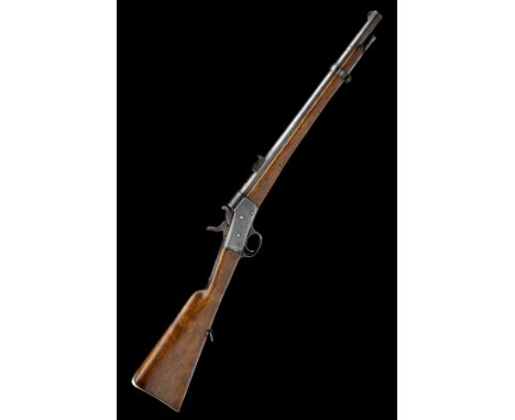 A 12.7x48Rmm SINGLE-SHOT SERVICE CARBINE, UNSIGNED, MODEL 'M1869 SWEDISH ROLLING-BLOCK', serial no. 1486, circa 1869, with ro