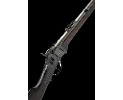 SHARPS, USA A .50-70 BREECH-LOADING CARBINE, MODEL 'CENTRAL-FIRE CONVERSION OF THE 1863 NEW MODEL', serial no. 79093, or '186