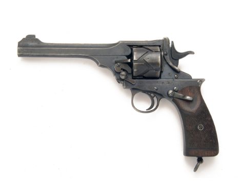 P. WEBLEY & SON, LONDON & BIRMINGHAM A .455 SEMI-AUTOMATIC REVOLVER, MODEL '1901 FOSBERY', serial no. 842, circa 1906, with 6