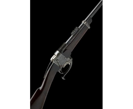 WESTLEY RICHARDS, BIRMINGHAM A .450 (No1 EXP.) FALLING-BLOCK CARBINE, MODEL '1873 PATENT', serial no. 5, circa 1874, with two