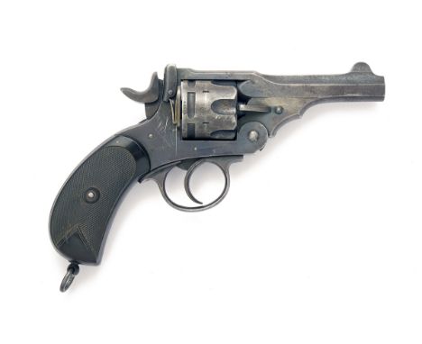 WEBLEY, BIRMINGHAM A .455 SIX-SHOT DOUBLE-ACTION REVOLVER, MODEL 'MKII', serial no. 44644, (V664) circa 1896, with 4in. barre