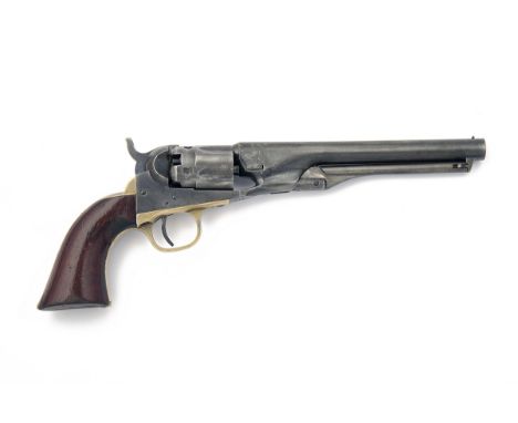 COLT, USA A .36 PERCUSSION SINGLE-ACTION REVOLVER, MODEL 'COLT'S 1862 POLICE', serial no. 40063, for 1869, with blued 6 1/2in