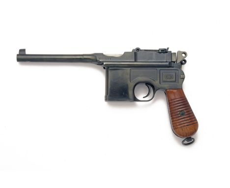 MAUSER, GERMANY A 7.63 (MAUSER) SEMI-AUTOMATIC PISTOL, MODEL 'C96 'BROOMHANDLE' 1930's COMMERCIAL', serial no. 889189, circa 