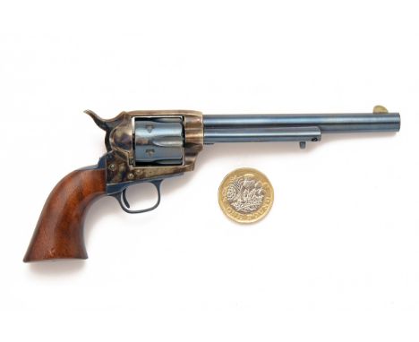 UBERTI, ITALY AN INERT MINIATURE REPRODUCTION REVOLVER, MODEL 'COLT'S SINGLE ACTION ARMY', serial no. 2431, with 3 1/2in. blu