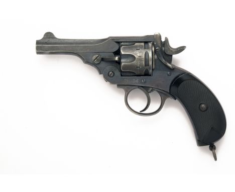 WEBLEY, BIRMINGHAM A .455 SIX-SHOT DOUBLE-ACTION REVOLVER, MODEL 'MKII', serial no. 62706, circa 1900, with 4in. barrel, inte