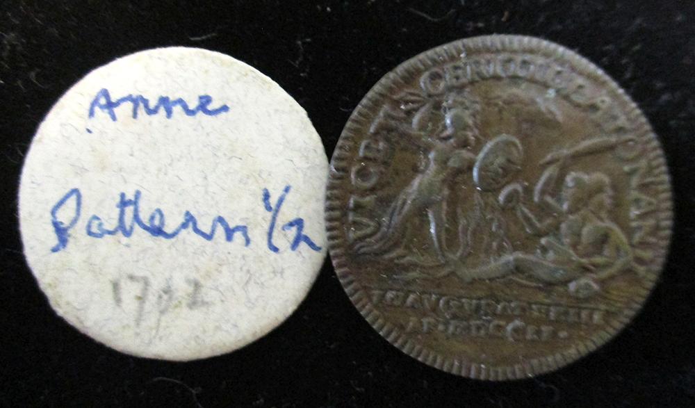 Great Britain, 1702 Queen Anne Coronation medal by John Croker, copper ...