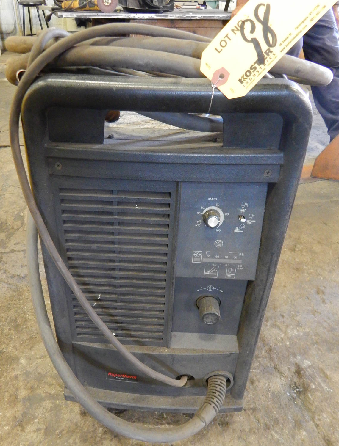 HYPERTHERM POWERMAX 1650 G3 SERIES 100 AMP PORTABLE PLASMA CUTTER, S/N