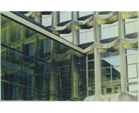 Brendan Neiland (born 1941), colour print, West Central I, signed in pencil, artist proof 1976, image 18.5" x 27.5", framed.