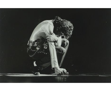 Neal Preston (born 1952), photograph, Michael Jackson, Tokyo, Japan 1987, signed in pencil no. 20/125, image 15.5" x 22.5", f