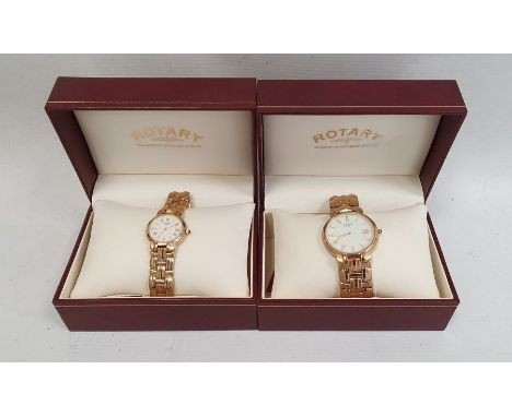 Gentleman's and lady's Rotary wristwatches (both with their fitted boxes) (2) 