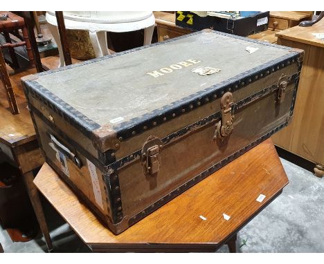 Vintage travel trunk