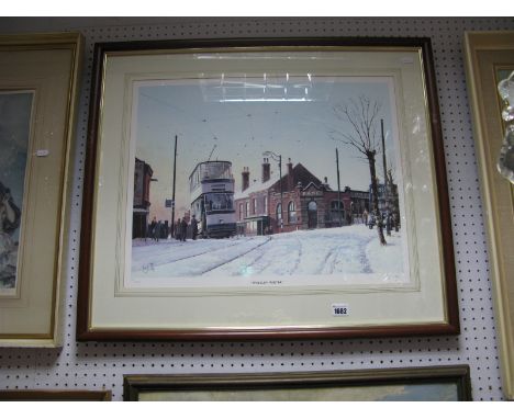 Peter Owen Jones, Walkley Winter, signed limited edition print 101/500, signed lower right.