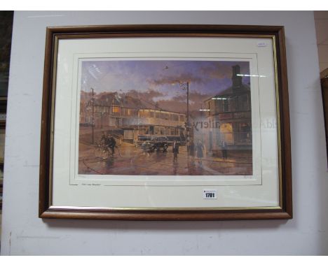 Peter Owen Jones, Abbey Lane, Beauchief, signed limited edition print 212/500, signed lower right.