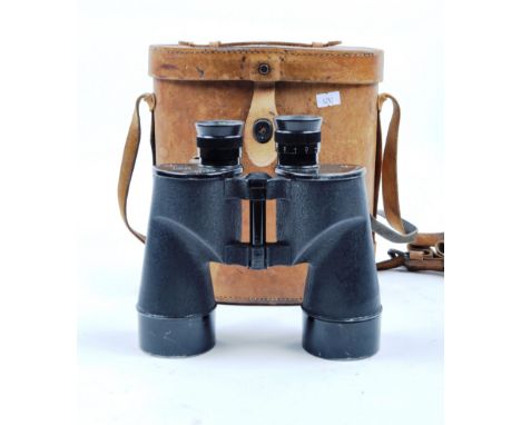 A pair of WWII Second World War Bausch &amp; Lomb 7x50 binoculars.&nbsp; Stamped " U.S Navy B.U Ships - Mark I - Mod. 2 No. 2