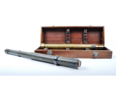 A pair of World War Two telescopes. Models are: M70F Perfex Corp 1943 C80903 - serial number: 89344 RJD, approx. 58cm long,&n