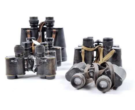 A collection of 7 x assorted vintage binoculars. Models are: Carl Zeiss Deltrentis 8 x 30, Kelimar 7 x 50 7.1 field, Aitchiso