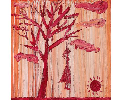 CHUNG, OUYANG1974 PekingTitel: "Suicide". Datierung: 2008.Technik: Öl auf Leinwand. Maße: 30 x 30cm. Bezeichnung: Signiert un