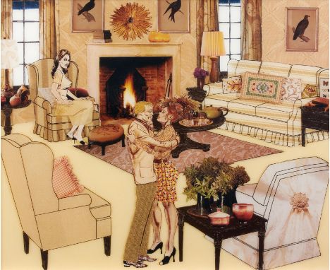 SIMMONS, LAURIE1949 New YorkTitel: Beige Living Room. Untertitel: Aus der Serie: The Instant Decorator. Datierung: 2002. Tech