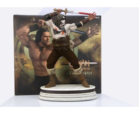 A PCS Collectibles Conan 1:3 Scale Statue, warpaint exclusive, limited edition No.187 of 275, in original box with certificat