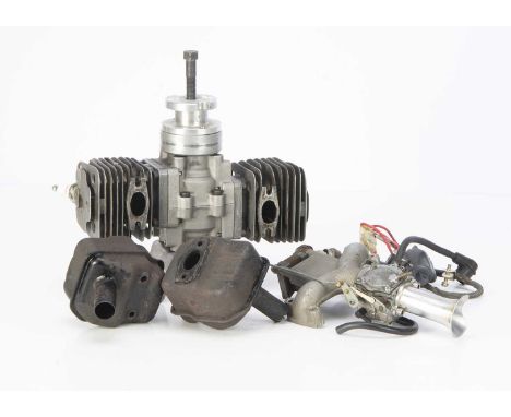 A used Zenoah ZG74 2-Stroke model Aircraft petrol Engine,  with easy start fitted, G