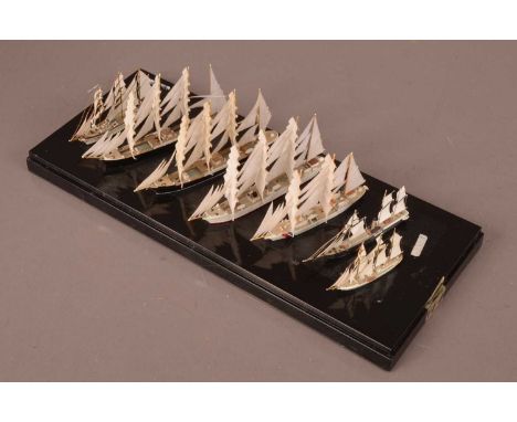 Waterline Models 1:1200 scale,  GEM -  sailing ships, Niobe 3 mast Jaskass Bark, Barque, 1923, GEM 901018,  Helena Sloman, Pa