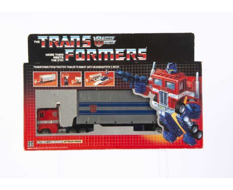 Vintage Hasbro/Ceji Transformers G1 Autobot Optimus Prime, in original box, complete with all weapons/accessories, instructio