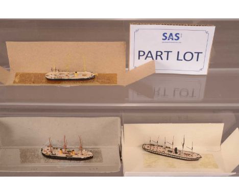 Waterline Models 1:1200 scale,  Optatus - Solferino, Armoured Vessel, 1862, No OPT1, Royal Oak, Armoured Vessel, 1863, No OPT