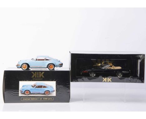 KK Scale 1:18 Diecast Models, Ferrari 365 GTS/4 1969, KKDC180612, Porsche 911 Singer Coupe, KKDC180441, limited edition of 1,