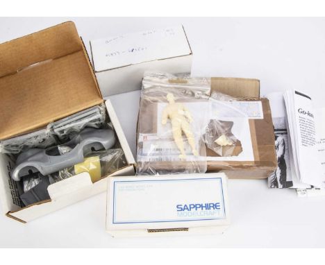 Unmade 1:24 & 1:43 Resin Model Kits, Sapphire Modelcraft 1:43 104 Ford GTP J-Car 1966 Le Mans Trials, MEA MV Agusta 500cc & 3