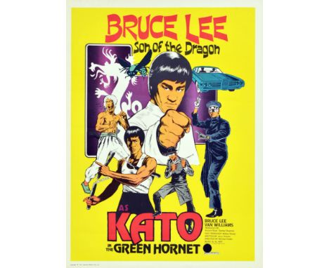 Original vintage movie poster for the popular cult martial arts film Son of the Dragon Kato in the Green Hornet starring Bruc