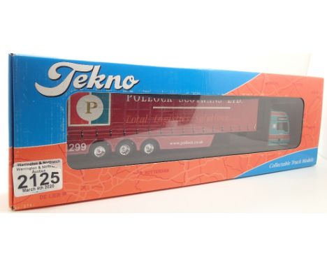 Tekno 1:50 Scale Model 8972TS Pollock Livery Mint &amp; Boxed HGV