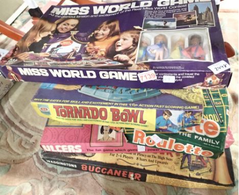 Selection of vintage games to include The Miss World game (all unchecked) 