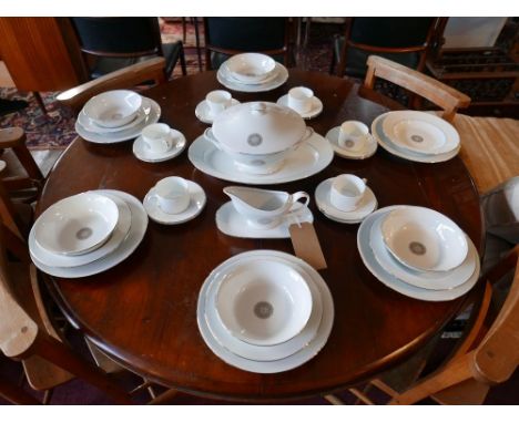 A Limoges porcelain part dinner/tea service 