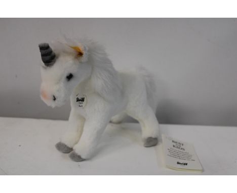 A Steiff "Starly"  unicorn. 