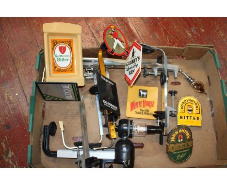 A box full of vintage breweriana 