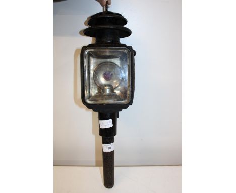 A vintage coach lamp 
