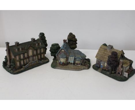 Three Hawthorne village light models 