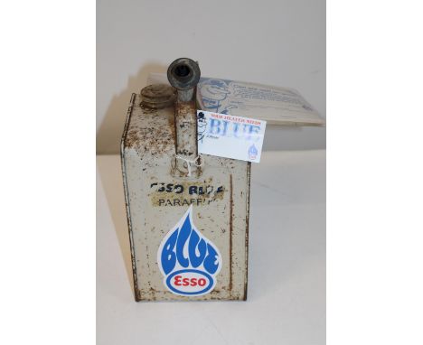 A vintage ESSO Blue can &amp; assorted ephemera 