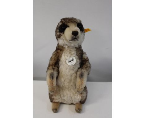 A Steiff Meerkat "Mungo" 12 inches tall 