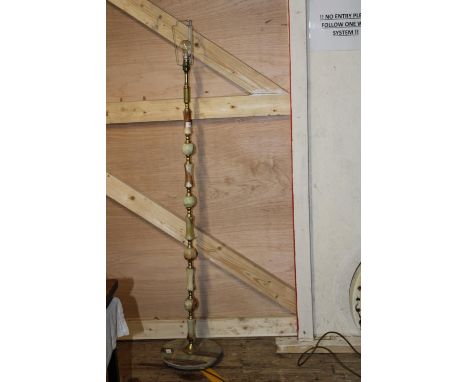 A vintage alabaster standard lamp 1.5 meters tallCollection Only 